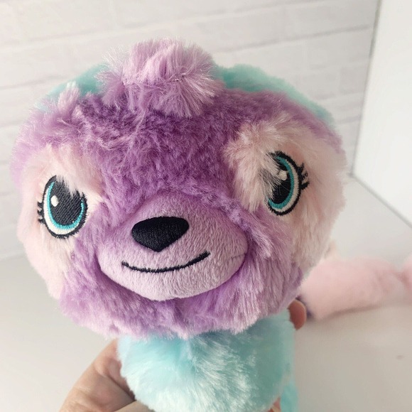 Twisty Petz Cuddlez Snugglez Sloth Plush Pink Purple Stuffed Animal Spin Master - Picture 6 of 7